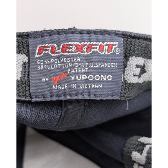 US United States Navy Stretch OSFM Fitted Flex Fit Baseball Cap Hat Blue - Picture 5 of 5